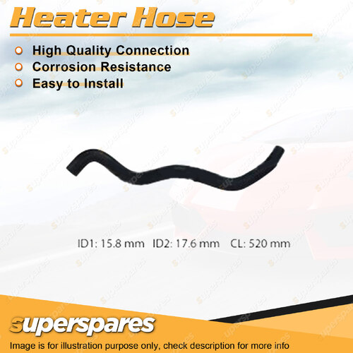 Superspares Heater Outlet Hose for Kia Rio JB G4ED G4EE 1.4L 1.6L 2005-2011