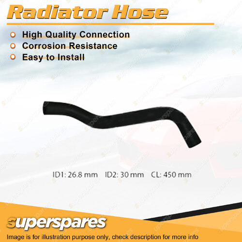 Upper Radiator Hose for Toyota Townace KR42R 1.8L 4 cyl SOHC 8V MPFI 450mm