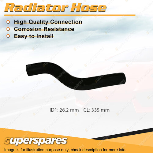 Superspares Lower Radiator Hose for Mazda 323 BG 1.8L 4 cyl SOHC 16V MPFI