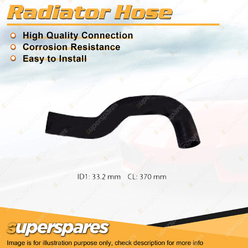Superspares Upper Radiator Hose for Suzuki Liana 1.8L 4 cyl DOHC 16V MPFI