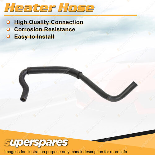 Superspares Heater Hose for Holden Nova LE LF 1.6L 4 cyl Outlet 1989-1994