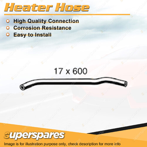 Superspares Heater Hose for Holden HG HK HT 186ci W/O P/S Manifold Inlet
