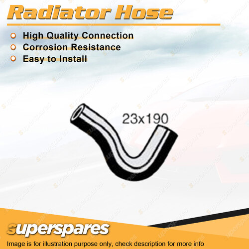 Superspares Upper Radiator Hose for Morris 1100 MK1 2 3 1.1L OHV 8V Carb 175mm