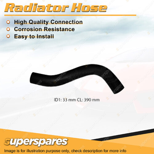 Superspares Upper Radiator Hose for Chrysler Galant GA GB GC 1.3L 1.5L 1.6L