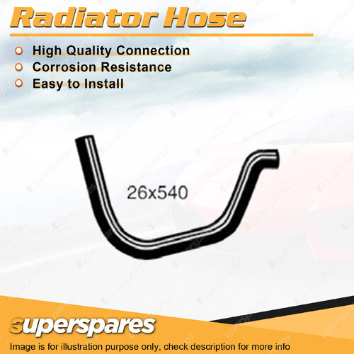 Lower Radiator Hose for Nissan Datsun 1200 B110 1.2L OHV 8V Carb W/O Heater