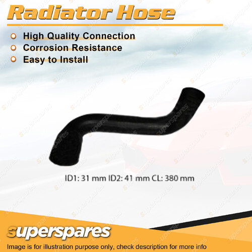 Superspares Upper Radiator Hose for Renault R12 R12 1.3L 4 cyl OHV 8V Carb