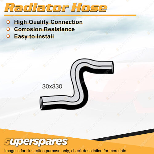 Superspares Upper Side Radiator Hose Length 330mm Inside Diameter 30mm