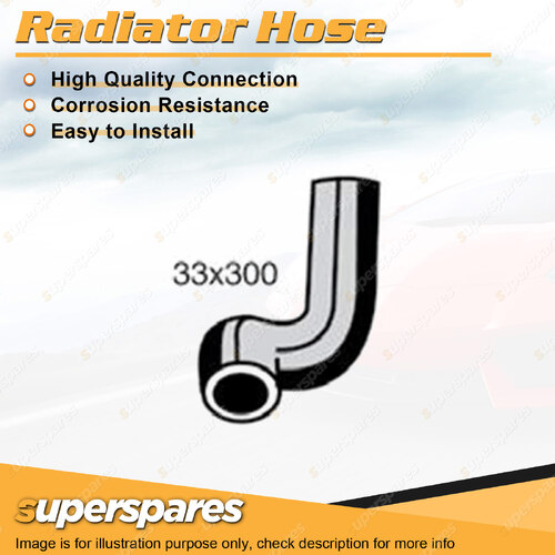 Superspares Upper Side Radiator Hose Length 300mm Inside Diameter 33mm