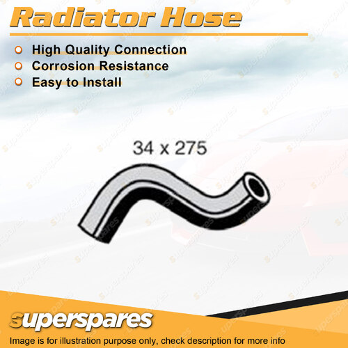 Superspares Upper Side Radiator Hose Length 275mm Inside Diameter 34mm