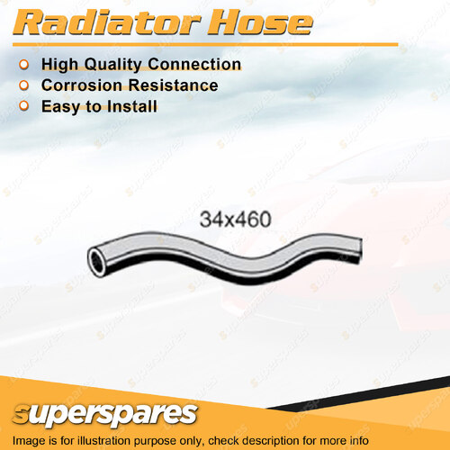 Superspares Lower Side Radiator Hose Length 460mm Inside Diameter 34mm