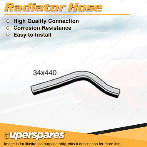 Superspares Upper Side Radiator Hose Length 440mm Inside Diameter 34mm