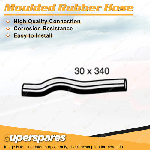 Superspares Bottom Hose Rubber Hose Length 400mm Inside Diameter 30mm