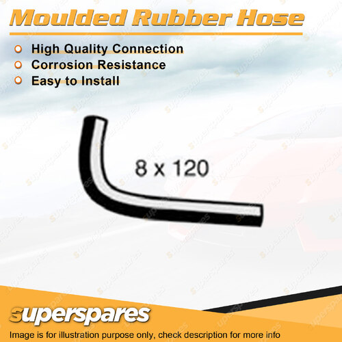 Superspares Bypass Hose Rubber Hose Length 120mm Inside Diameter 8mm