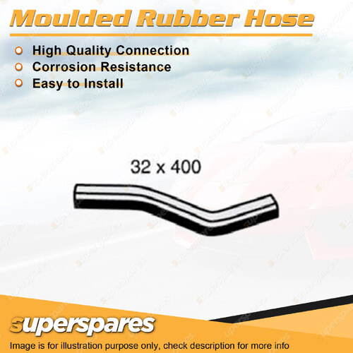 Superspares Top Hose Rubber Hose Length 400mm x Inside Diameter 32mm