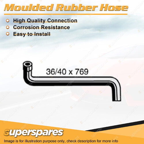 Superspares Bottom Hose Length 769mm Inside Diameter 36mm Bell ID 40mm