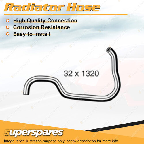 Superspares Upper Side Radiator Hose Length 1320mm Inside Diameter 32mm