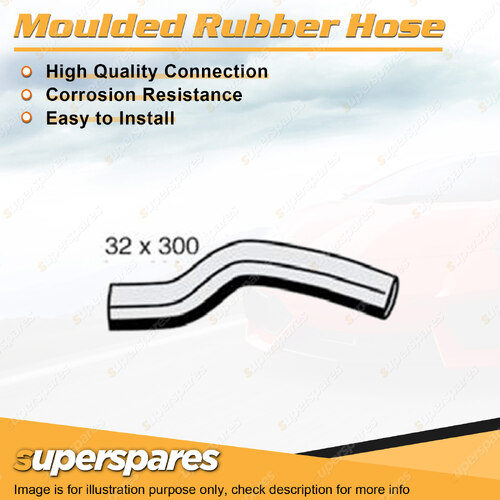 Superspares Top Hose Rubber Hose Length 300mm x Inside Diameter 32mm