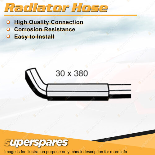 Superspares Upper Side Radiator Hose Length 380mm Inside Diameter 30mm