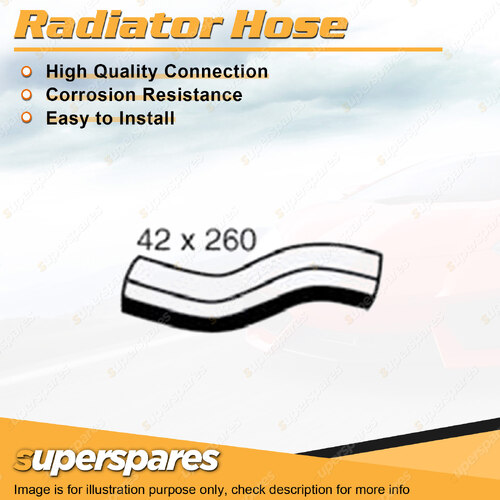 Superspares Upper Side Radiator Hose Length 260mm Inside Diameter 42mm