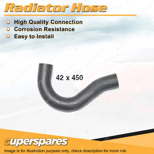 Superspares Upper Side Radiator Hose Length 450mm Inside Diameter 42mm