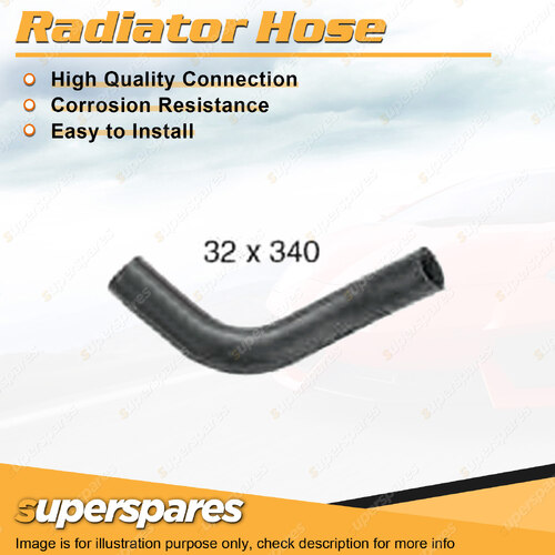 Superspares Upper Side Radiator Hose Length 340mm Inside Diameter 32mm
