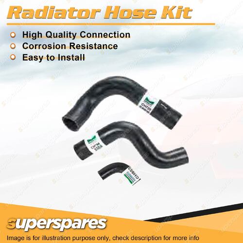 Superspares Radiator Hose Kit for Ford Falcon XT XW 4.9L V8 Carb 302ci 1968-1970