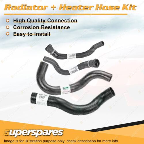 Radiator + Heater Hose Set for Holden Commodore VE 3.6L LY7 06-09