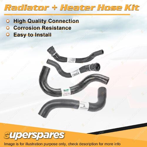 Radiator + Heater Hose Set for Holden Commodore VE 3.0L LF1 3.6L LLT