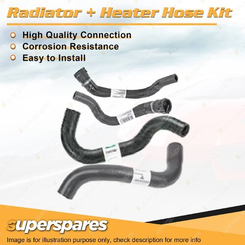 Superspares Radiator + Heater Hose Set for Holden Commodore VE II 3.6L V6