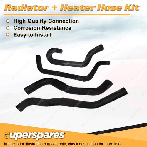 Radiator & Heater Hose Kit for Daihatsu Charade G100 1.0L 1987-1993 Auto