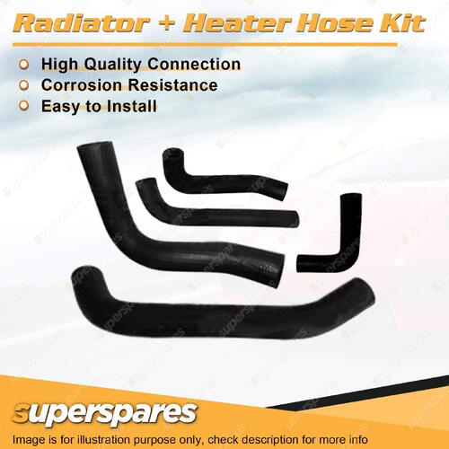 Radiator & Heater Hose Kit for Holden HJ 4.2L 16V Carb 253ci without Heater
