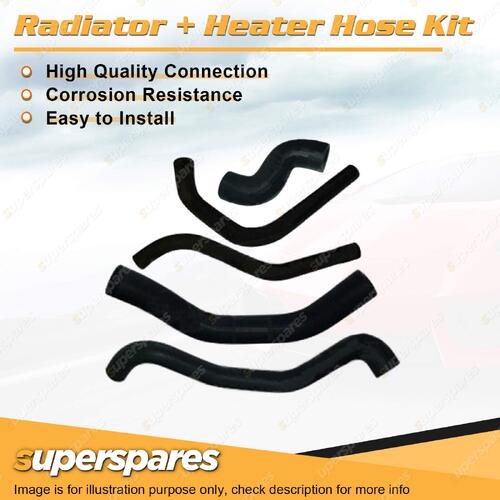 Radiator & Heater Hose Kit for Holden Camira JD 1.6L 16JH 1984-1986 Manual