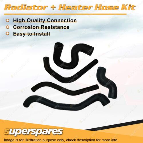 Radiator & Heater Hose Kit for Holden Camira JD 1.8L 18JC 1984-1987 Manual