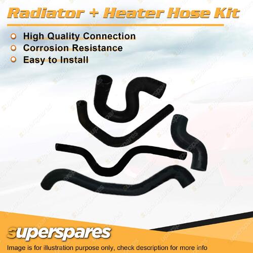 Radiator & Heater Hose Kit for Holden Camira JD 1.8L 18JC 1984-1987 Auto