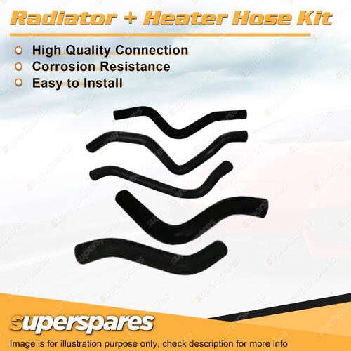 Radiator & Heater Hose Kit for Holden Astra LB 1.5L E15 1984-1986 Manual