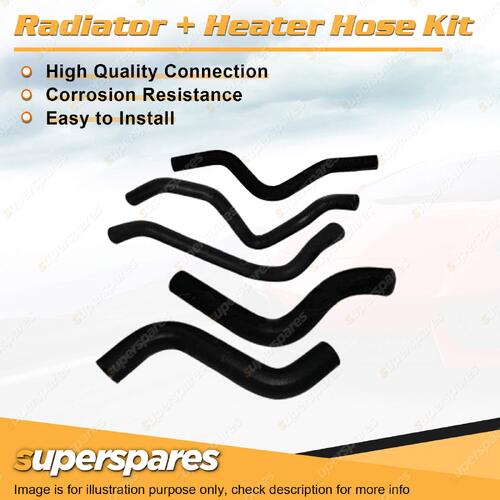 Radiator & Heater Hose Kit for Holden Astra LC 1.6L E16 1986-1987 Auto