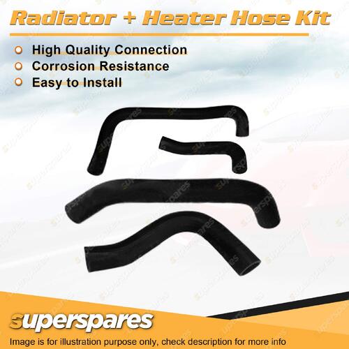 Radiator & Heater Hose Kit for Holden HT HT 4.2L V8 16V Carb 253ci 1969-1970