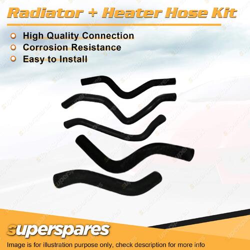 Radiator & Heater Hose Kit for Nissan Pulsar N12 1.5L E15ET Manual AUS