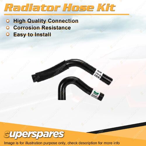 Upper+Lower Radiator Hose Kit for Mitsubishi Triton MK 3.0L SOHC MPFI 6G72 96-06