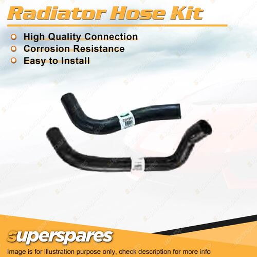 Upper+Lower Radiator Hose Kit for Toyota Landcruiser HJ75R 4.0L 12V OHV 2H 85-90
