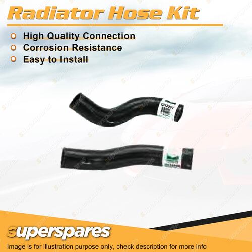 Upper+Lower Radiator Hose Kit for Toyota Landcruiser HZJ105R 4.2L 1HZ 1998-2007