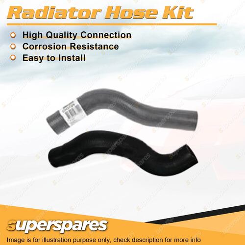 Upper+Lower Radiator Hose Kit for Toyota Landcruiser Prado KZJ120R 3.0L 1KZ-TE