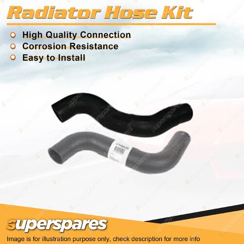 Upper+Lower Radiator Hose Kit for Toyota Landcruiser Prado KDJ120R KDJ121R 3.0L