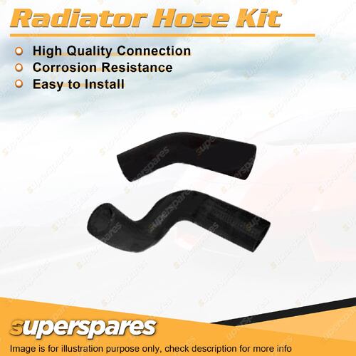 Upper+Lower Radiator Hose Kit for Toyota Landcruiser FJ45R 4.2L OHV 2F 1974-1976