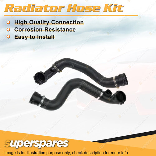 Upper+Lower Radiator Hose Kit for BMW X5 E53 3.0L DOHC MPFI M54B30 2001-2003