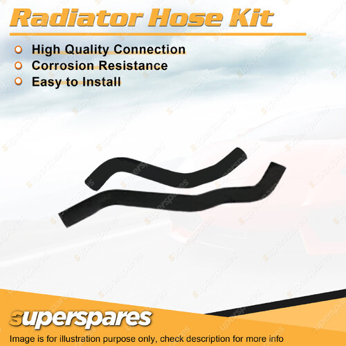 Upper+Lower Radiator Hose Kit for Daihatsu Charade G11 1.0L SOHC CB 1985-1987