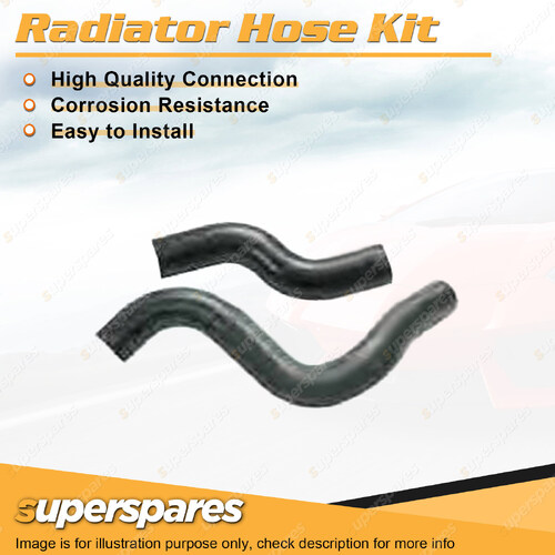 Upper+Lower Radiator Hose for Ford Laser KC KE KE TX3 Meteor GC 1.6L B6 85-94