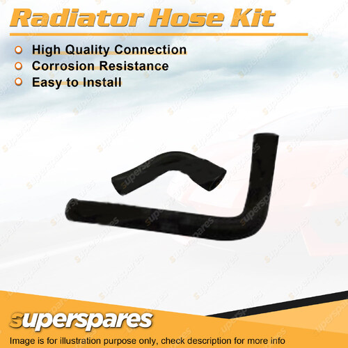 Upper+Lower Radiator Hose Kit for Ford Courier 2.2L Diesel S2 R2 1981-1987