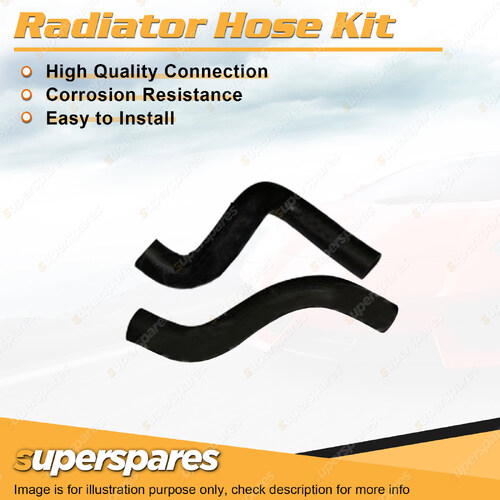 Upper+Lower Radiator Hose for Ford Capri Convertible SE 1.6L EFI B6 1993-1994