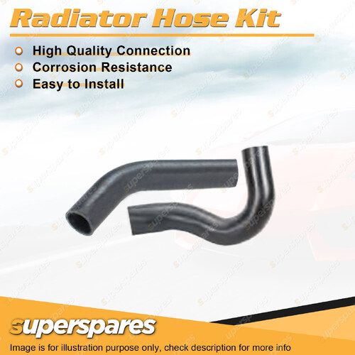 Upper+Lower Radiator Hose Kit for Hino Ranger FC141K 5.8L OHV W06D 1985-1992